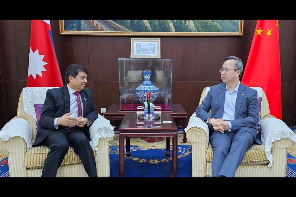 FNCCI President meets Chinese Ambassador; calls for investment in productive sector
